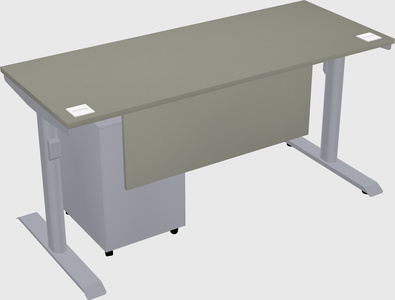 Dual motor electric desk