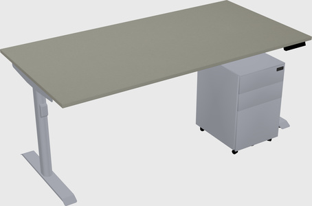 Dual motor electric desk