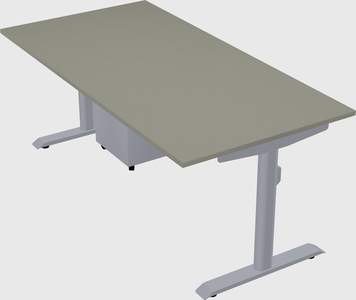 Dual motor electric desk