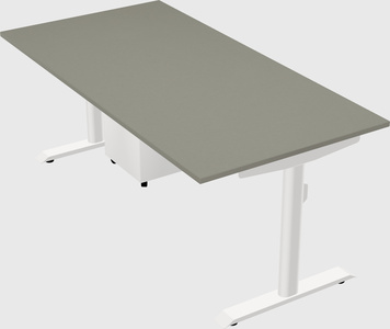 Dual motor electric desk