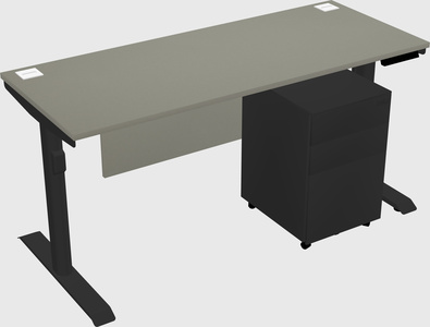 Dual motor electric desk