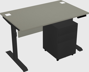Dual motor electric desk