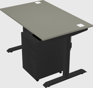 Dual motor electric desk
