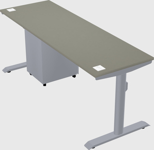Dual motor electric desk