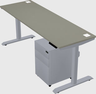 Dual motor electric desk