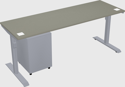 Dual motor electric desk