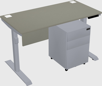 Dual motor electric desk