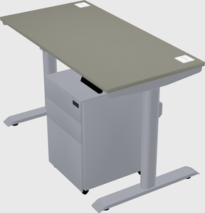 Dual motor electric desk