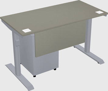 Dual motor electric desk