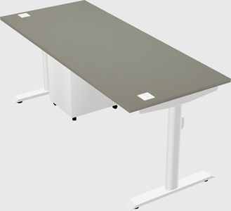 Dual motor electric desk