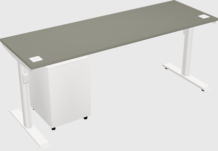 Dual motor electric desk