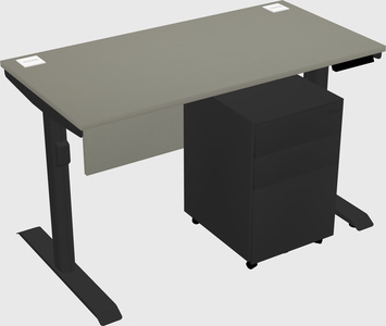 Dual motor electric desk