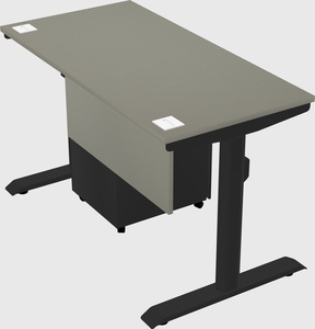 Dual motor electric desk