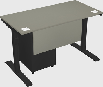 Dual motor electric desk