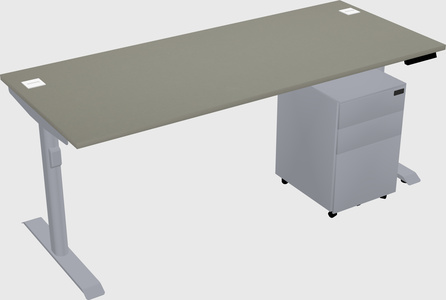 Dual motor electric desk