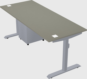 Dual motor electric desk