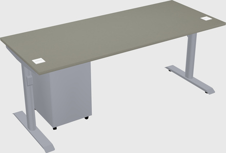 Dual motor electric desk