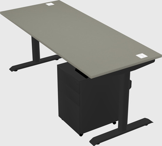 Dual motor electric desk