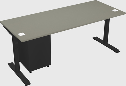 Dual motor electric desk