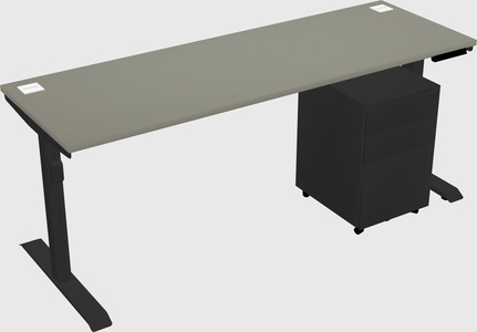 Dual motor electric desk