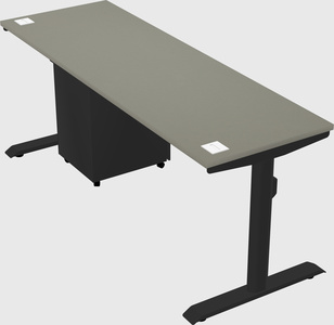 Dual motor electric desk