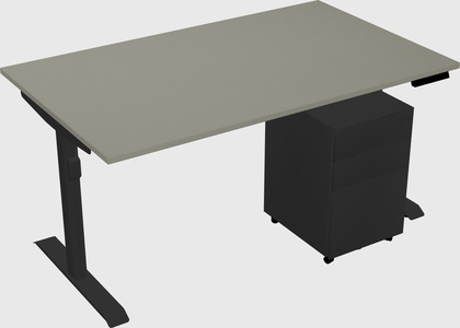 Dual motor electric desk