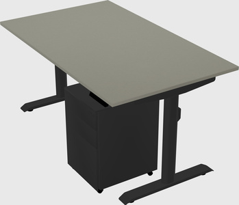 Dual motor electric desk