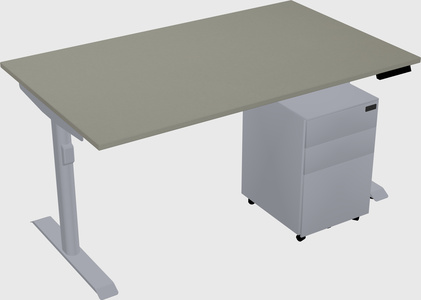 Dual motor electric desk