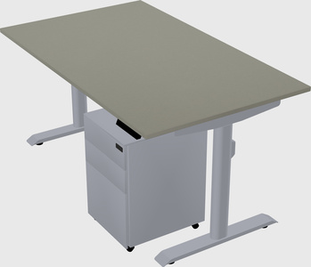 Dual motor electric desk