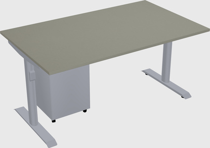 Dual motor electric desk