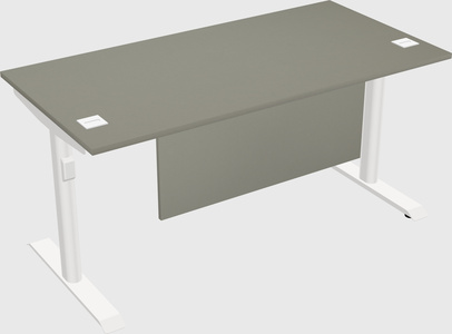 Dual motor electric desk