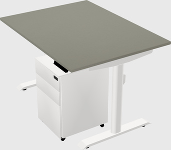Dual motor electric desk