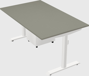 Dual motor electric desk