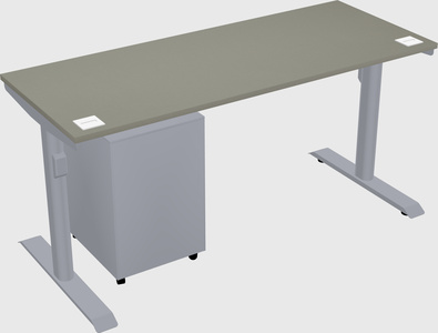 Dual motor electric desk