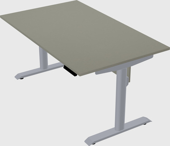 Dual motor electric desk