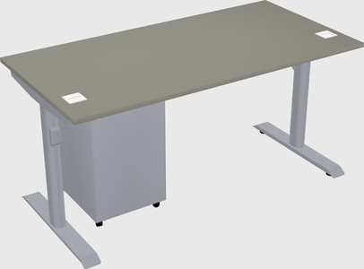 Dual motor electric desk