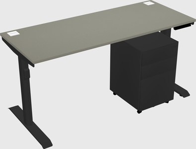 Dual motor electric desk