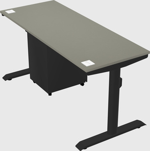 Dual motor electric desk