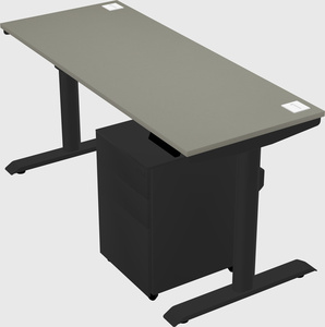 Dual motor electric desk