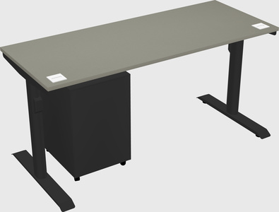 Dual motor electric desk