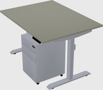 Dual motor electric desk
