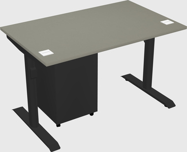 Dual motor electric desk
