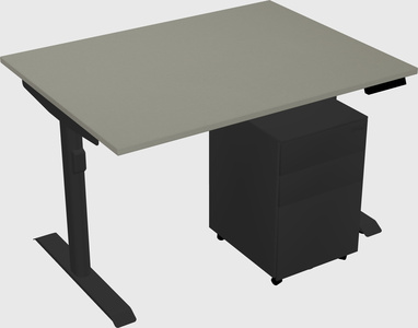 Dual motor electric desk