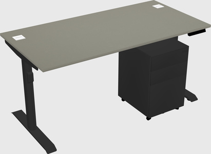 Dual motor electric desk