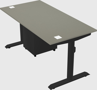 Dual motor electric desk