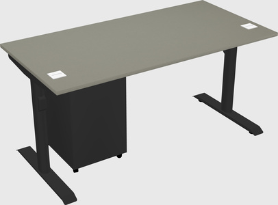 Dual motor electric desk