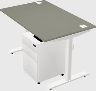 Dual motor electric desk