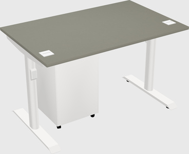 Dual motor electric desk