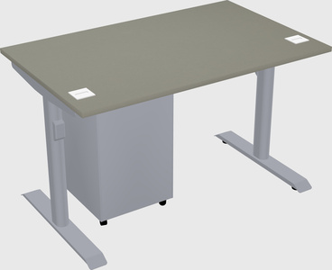 Dual motor electric desk