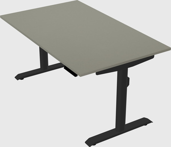 Dual motor electric desk